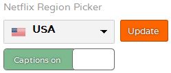Netflix region switcher